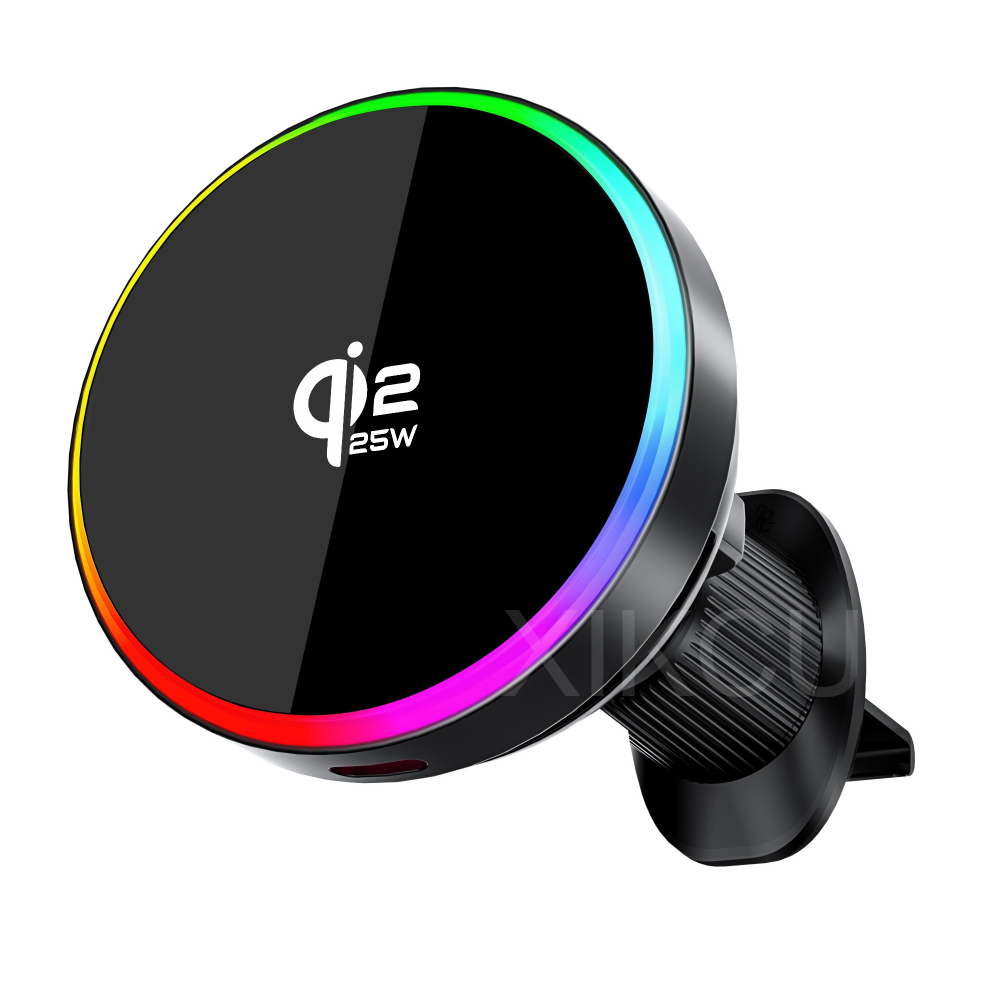 qi2.2 25W 車載ワイヤレス充電器 Magsafe対応 - Magnetic Phone Holder For Car Vent のレビューと価格