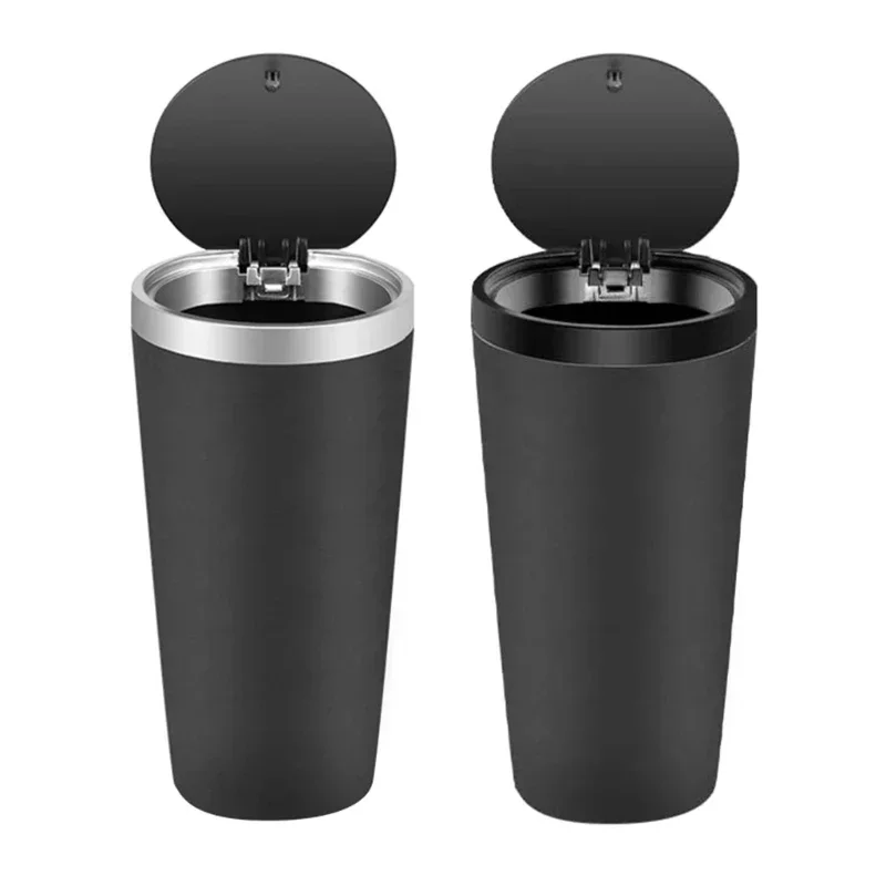 カップホルダー用 収納コンパクト 漏れ防止 ミニ車用ゴミ箱  - Waterproof Car Trash Can With Lid のレビューと価格
