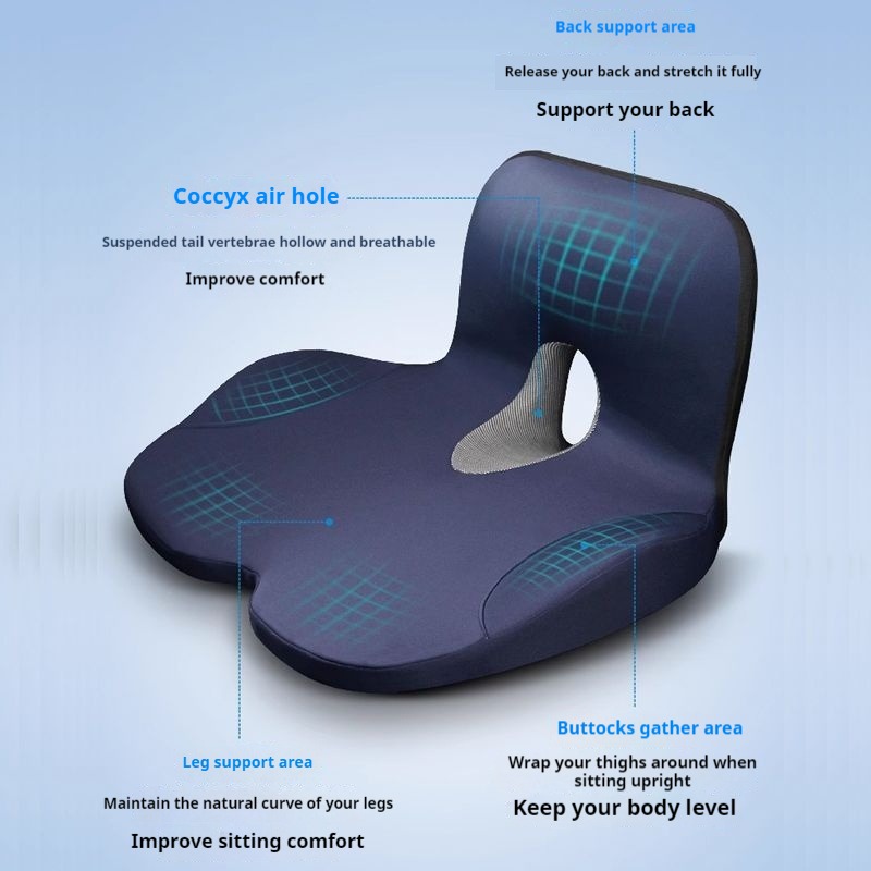 車のメイン運転席ブースターシートクッション低反発クッションリ - Memory Foam Car Neck Pillow Lumbar Support のレビューと価格