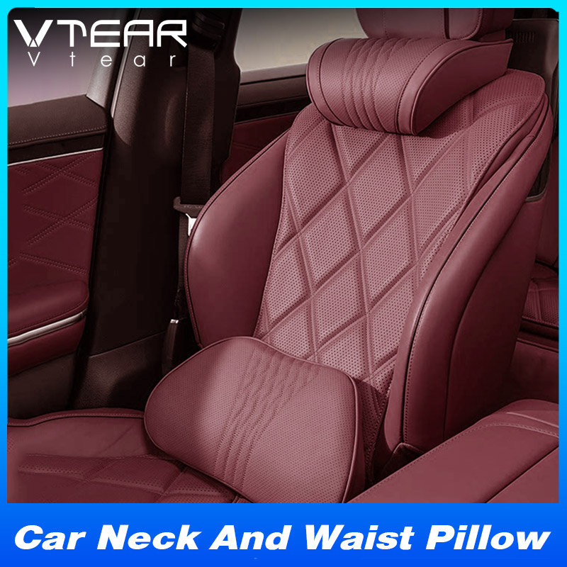 Vtear ユニバーサルカーネックランバークッション メモリ - Memory Foam Car Neck Pillow Lumbar Support のレビューと価格