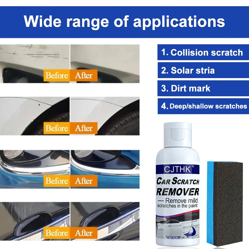 車の傷消し剤 ペイントケア 自動車傷消し剤 アンチスクラッチ - Car Scratch Repair Polishing Wax Paste のレビューと価格