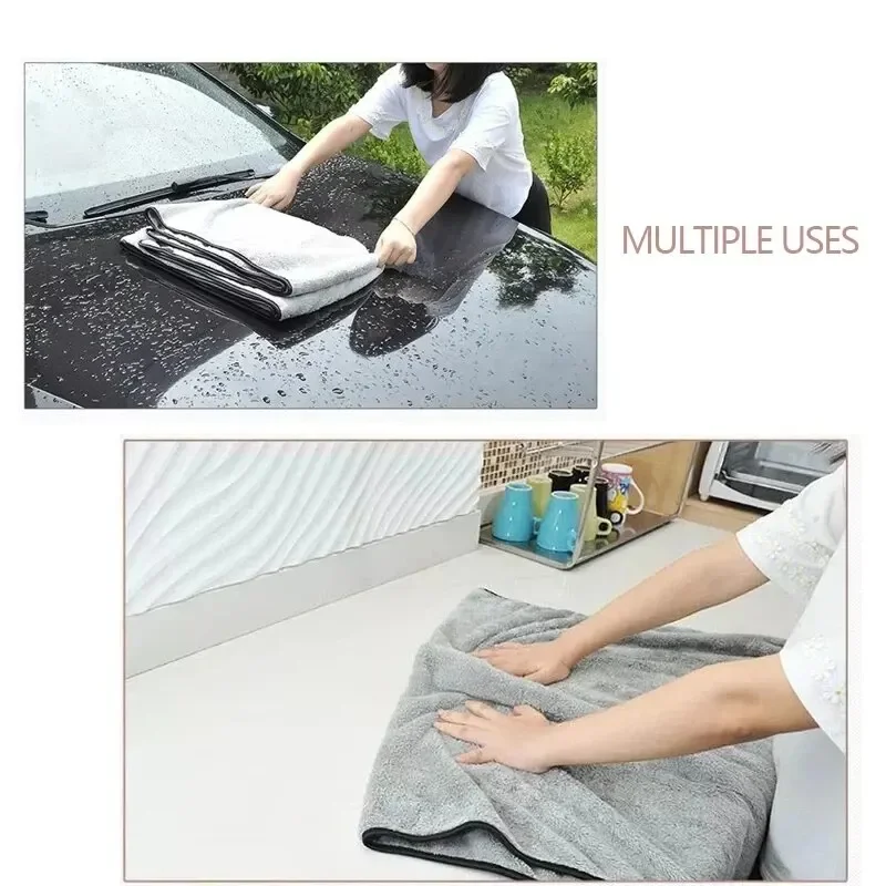 マイクロファイバー洗車タオル超吸収性厚くて柔らかい自動乾燥窓 - Microfiber Car Drying Towel Super Absorbent のレビューと価格