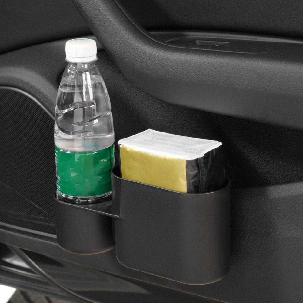多機能蓋付き車用ゴミ箱漏れ防止防水カップホルダーABSドアサ - Waterproof Car Trash Can With Lid のレビューと価格