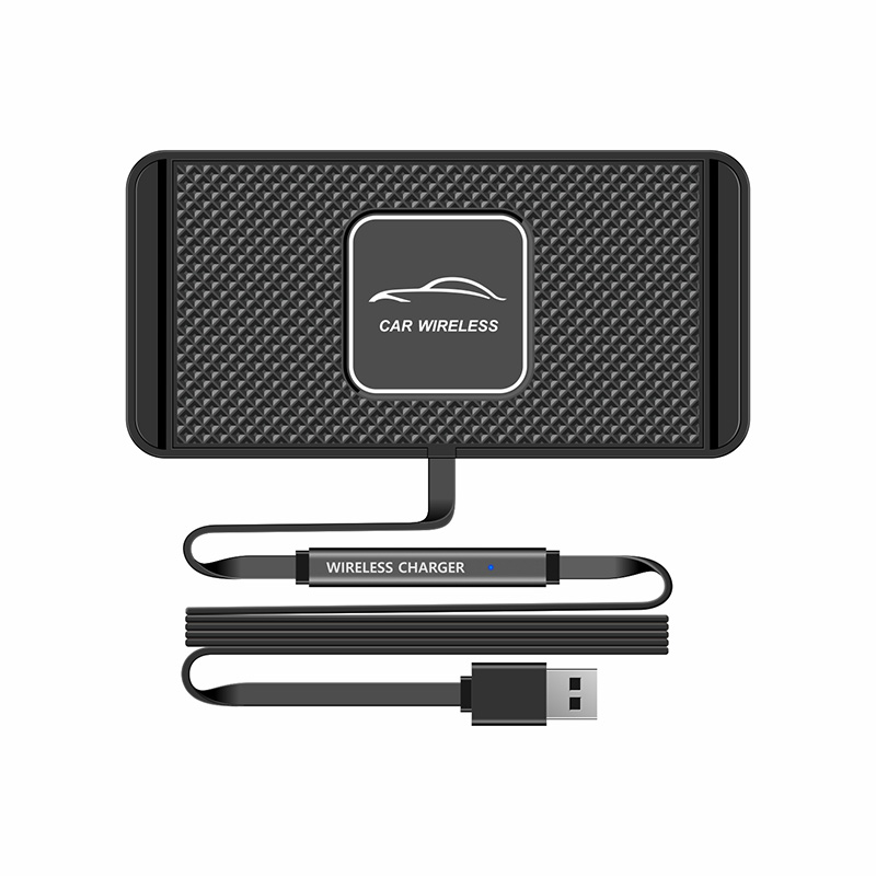 車載ワイヤレス充電マット シリコン製滑り止めパッド iPho - Wireless Car Charger Mount Fast Charging のレビューと価格
