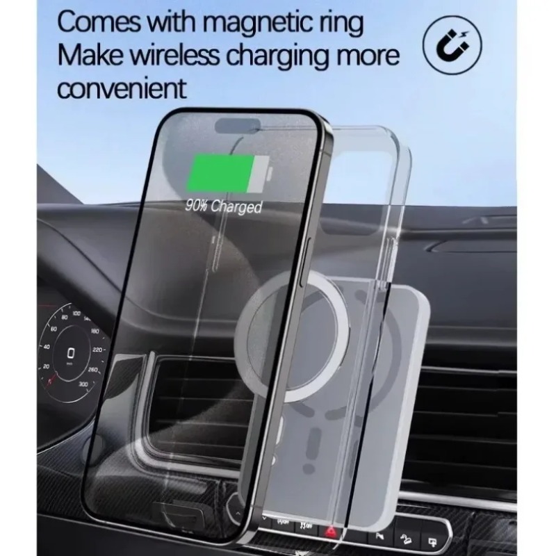 30W磁気式車載ワイヤレス充電器 エアベントGPSフォンホル - Magnetic Phone Holder For Car Vent のレビューと価格