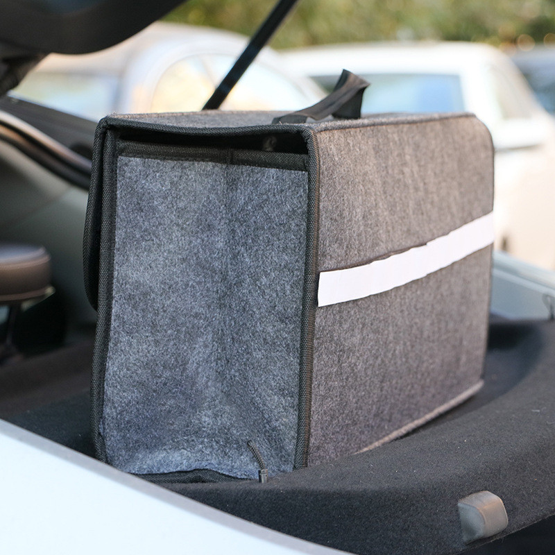 耐火車ウールフェルト収納ボックストランクバッグ車両ツールボッ - Car Trunk Organizer Foldable Storage Box のレビューと価格