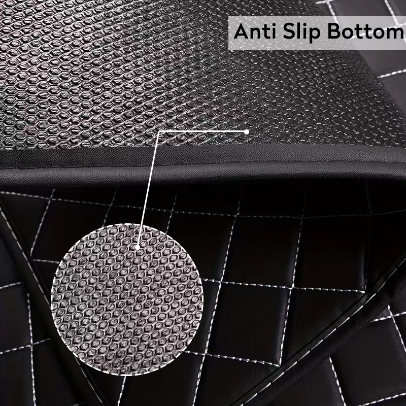 4枚セット ユニバーサルPUレザー 車用フロアマット フロン - Car Floor Mats Universal Waterproof Leather のレビューと価格