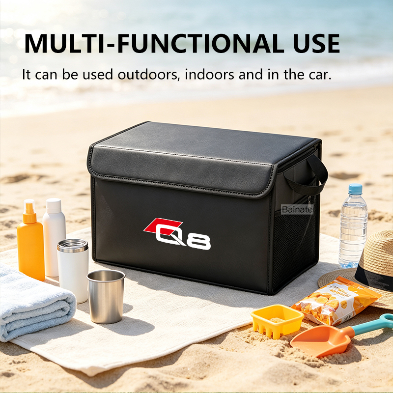 車のトランク収納ボックスアウディ Q8 GET 4mn;4m - Car Trunk Organizer Foldable Storage Box のレビューと価格