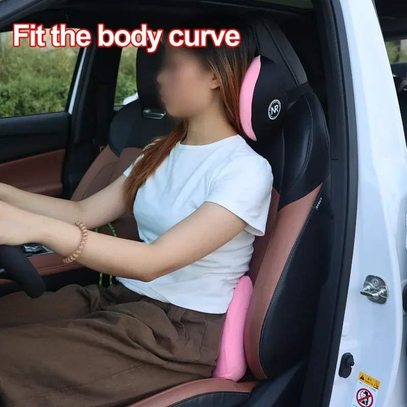運転の快適さのための車用バックネッククッションアクセサリー、 - Memory Foam Car Neck Pillow Lumbar Support のレビューと価格
